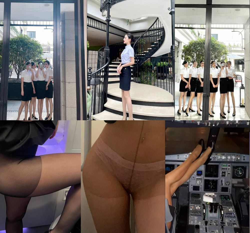 항공사의 아름다운 스튜어디스