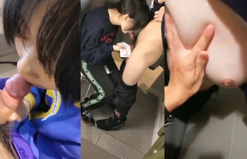 중 화장실 간단 펠라